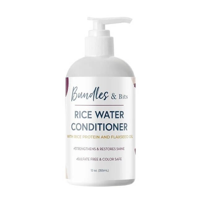 Bundles & Bits Rice Water Conditioner, Front Profile