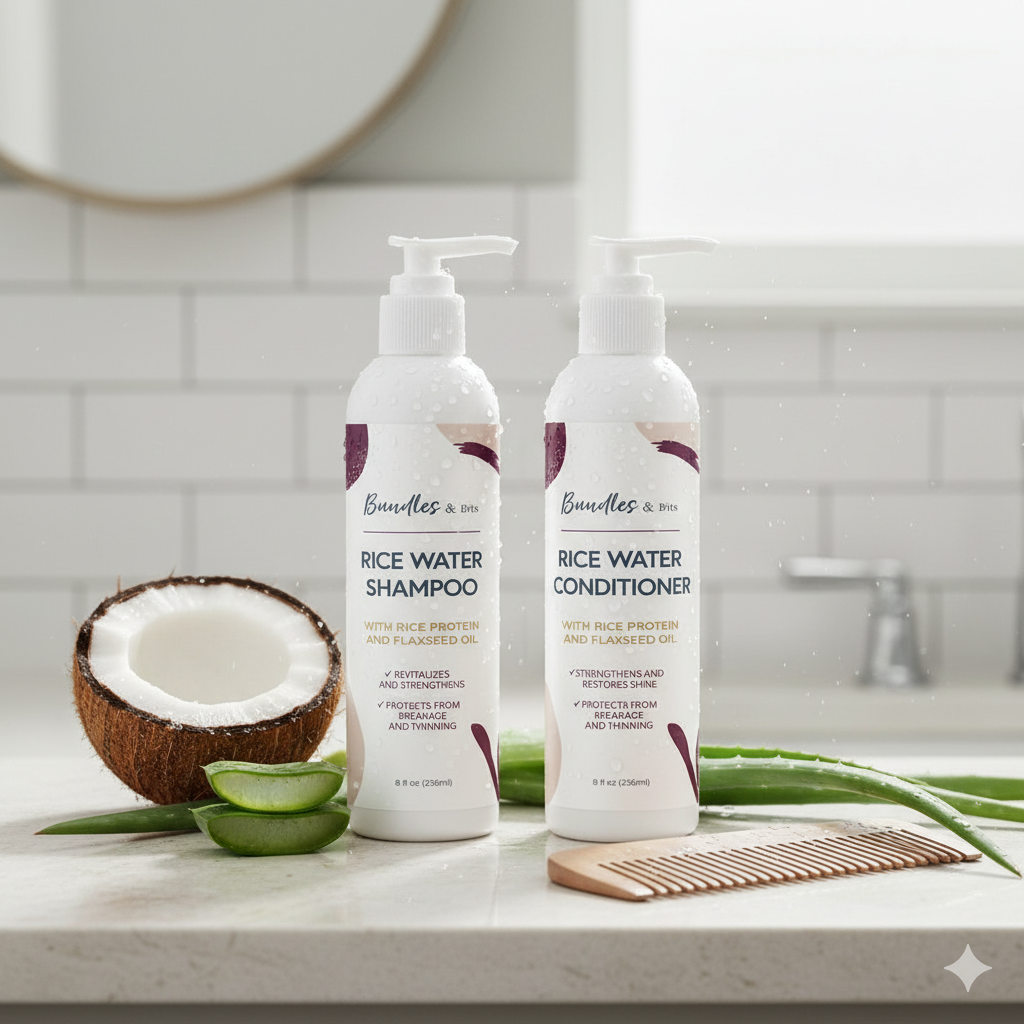 Rice Water Shampoo & Conditioner