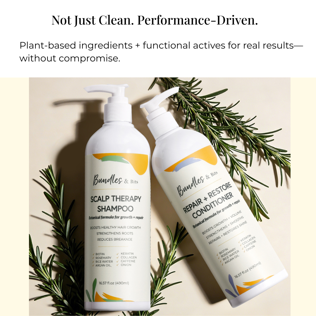 Scalp Therapy Shampoo & Conditioner Set - Anti-Thinning Hair Growth System