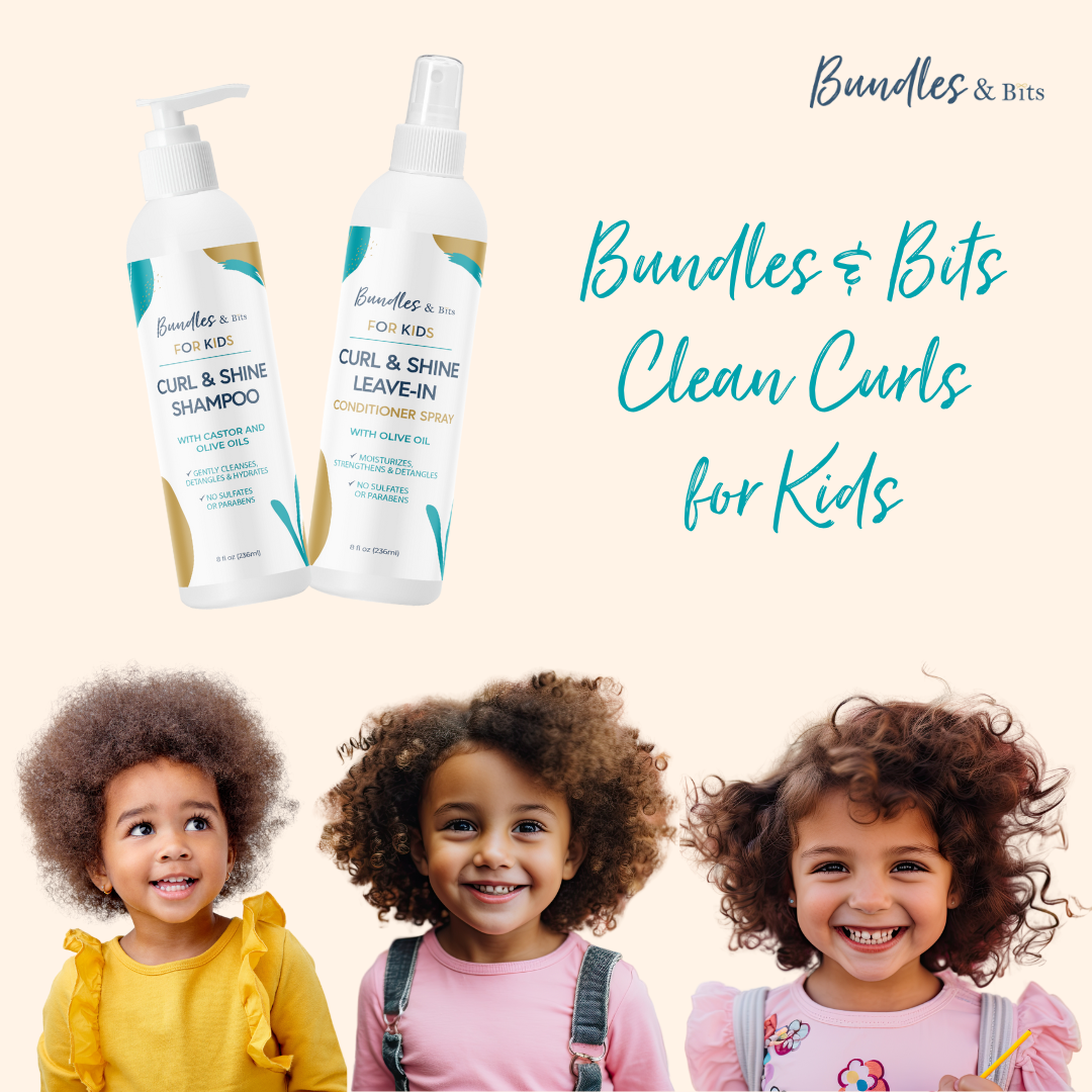 Bundles & Bits Clean Curls - Curl & Shine Leave-In Conditioner Spray