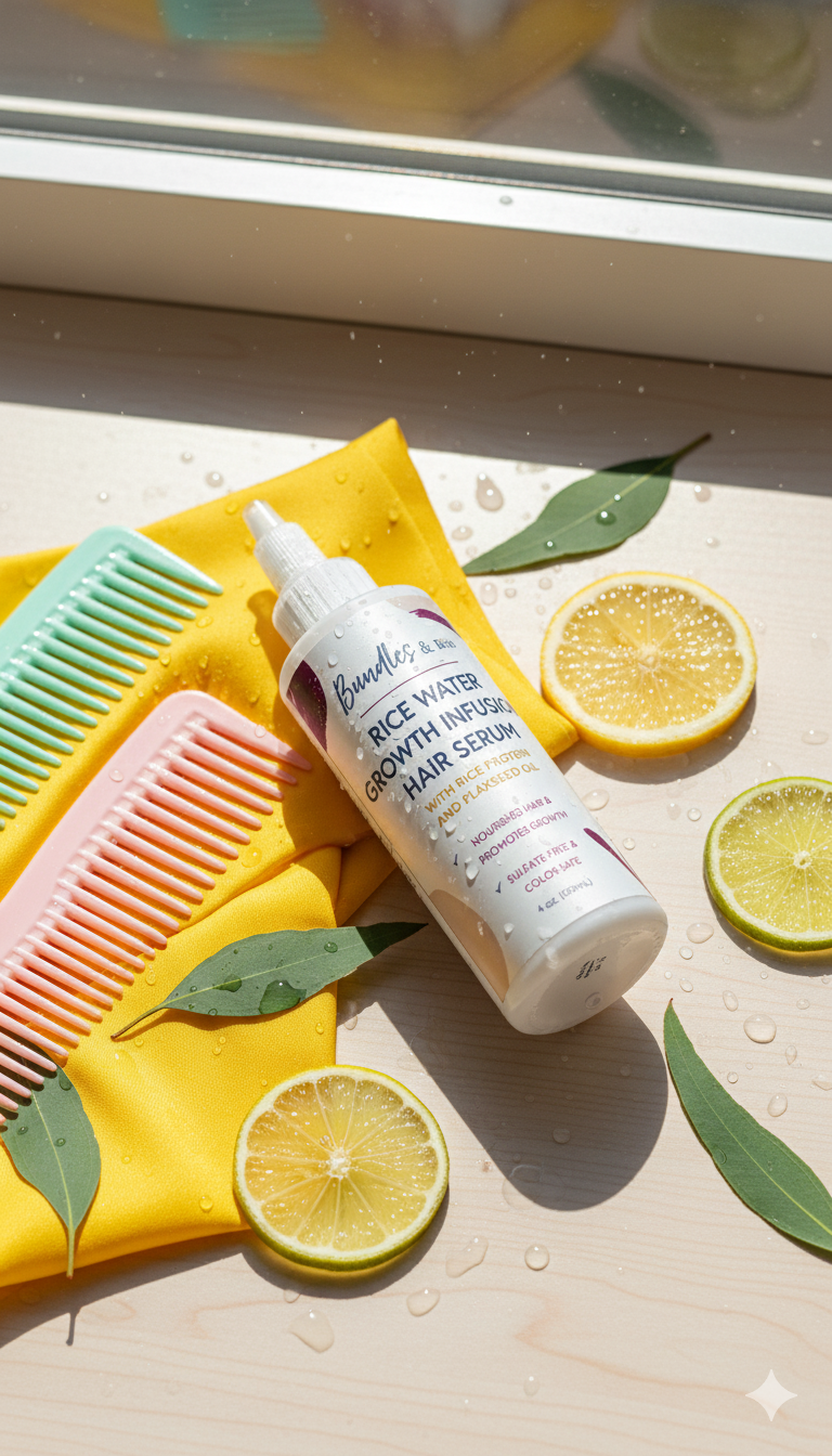 Rice Water Hair Treatment Growth Serum