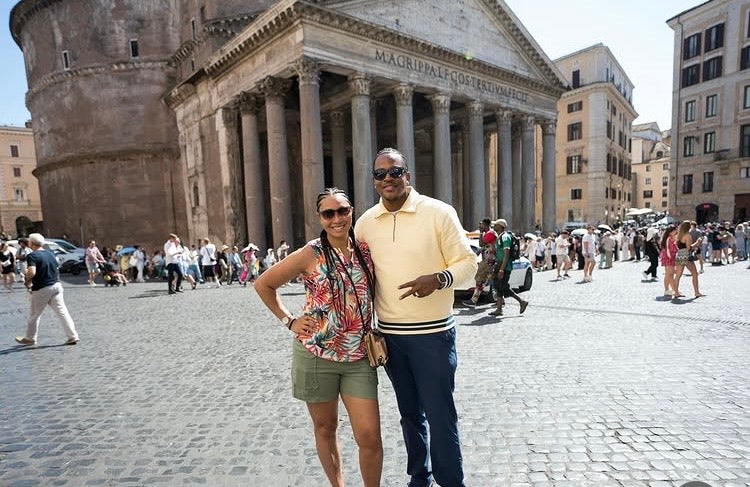 Jasmine and Dione at the Pantheon in 2026