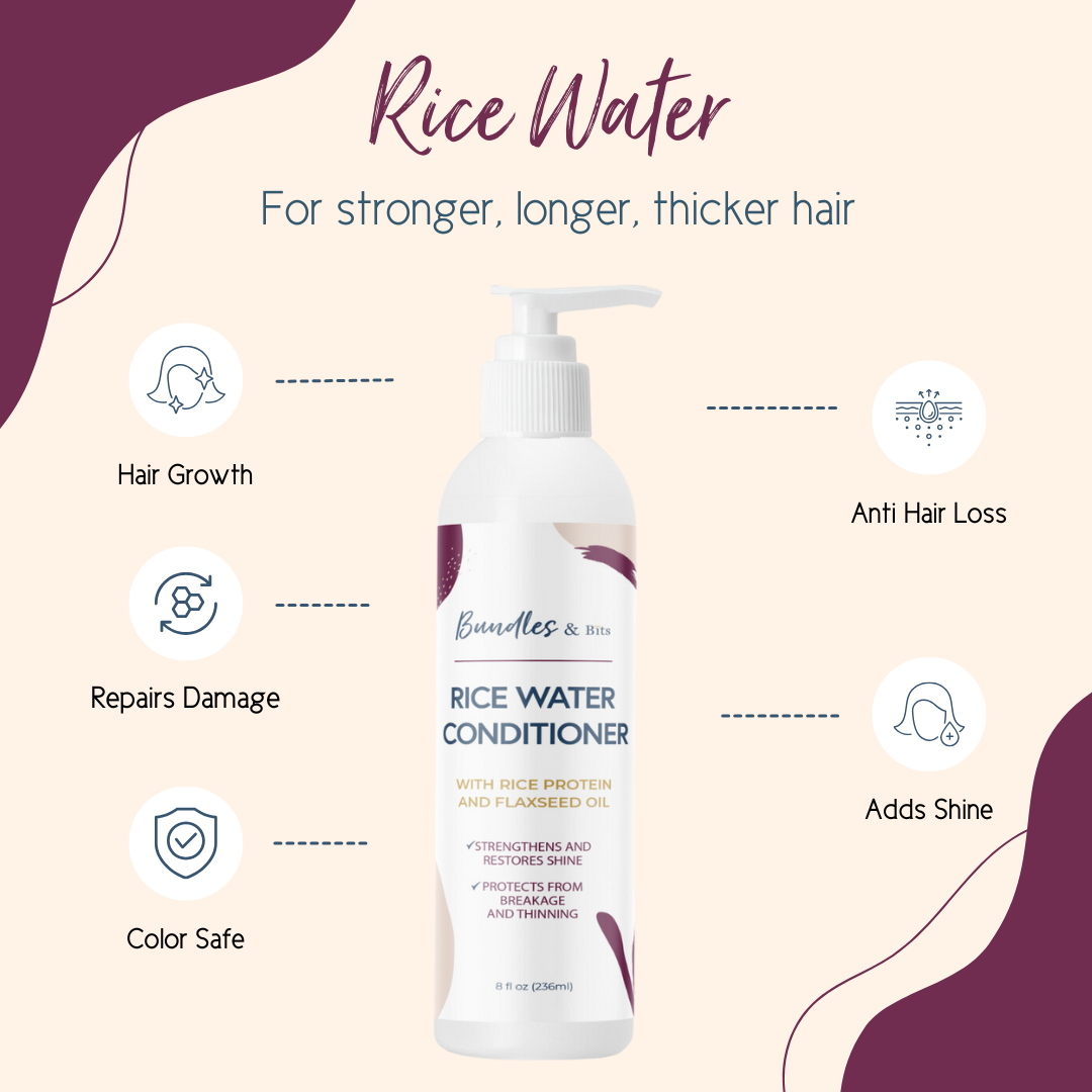 Rice Water Conditioner Hair Care Products_Benefits