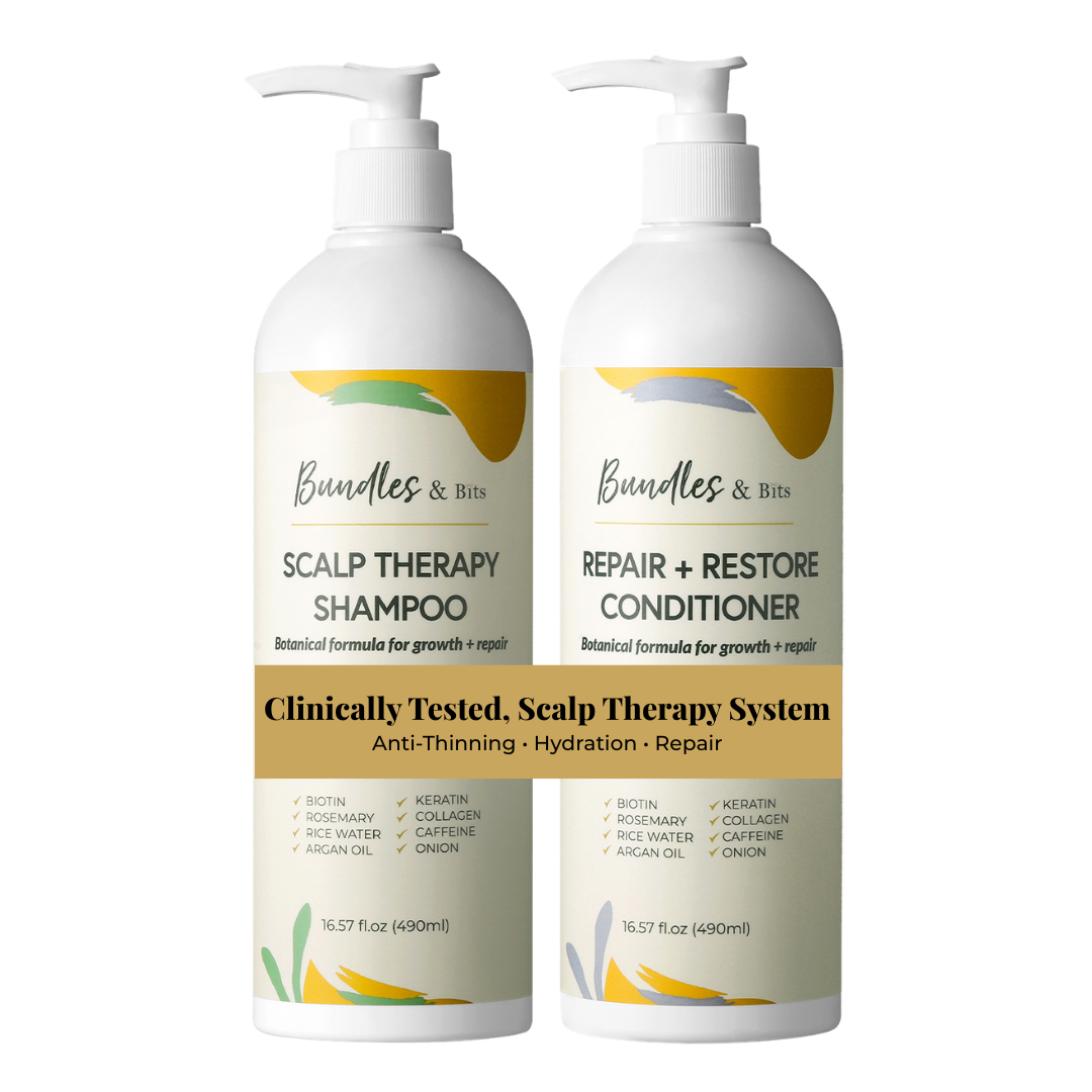 Scalp Therapy Shampoo & Conditioner Set - Anti-Thinning Hair Growth System