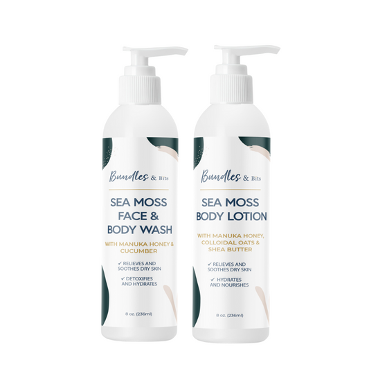Sea Moss & Oats Face/Body Wash and Lotion